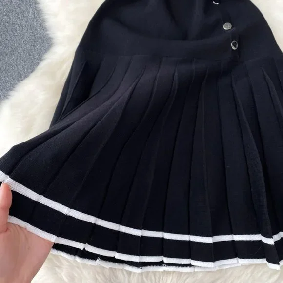 women's french knitted dress - Picture 8 of 9